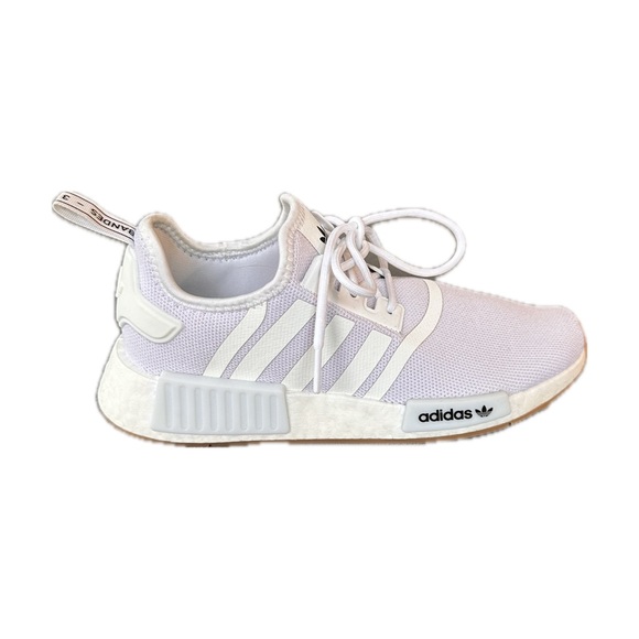 adidas NMD_R1 Primeblue Shoes - M 6.5/W 7.5 - Cloud White / Cloud White / Gum - Picture 3 of 15